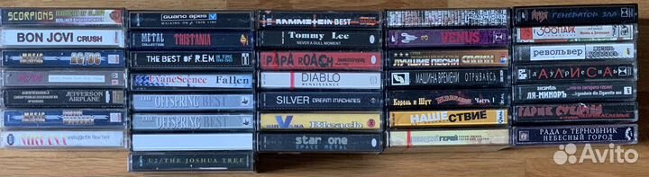 Аудиокассеты. рок, rock, hard rock