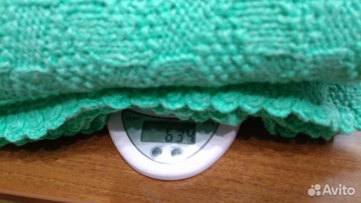 Плед детский вязаный ручная работа