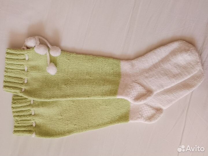 Гольфы женские вязаные ручной работы