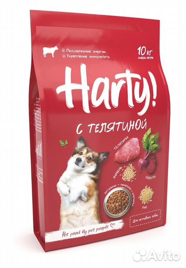 Сухой корм для собак Harty 10 кг и 2.5 кг