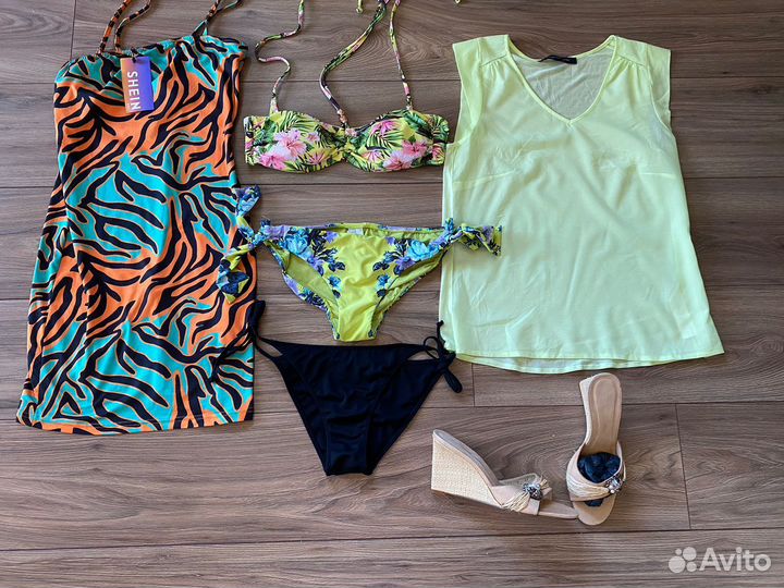 Комплект пляжной одежды и купальников s / m брэнд