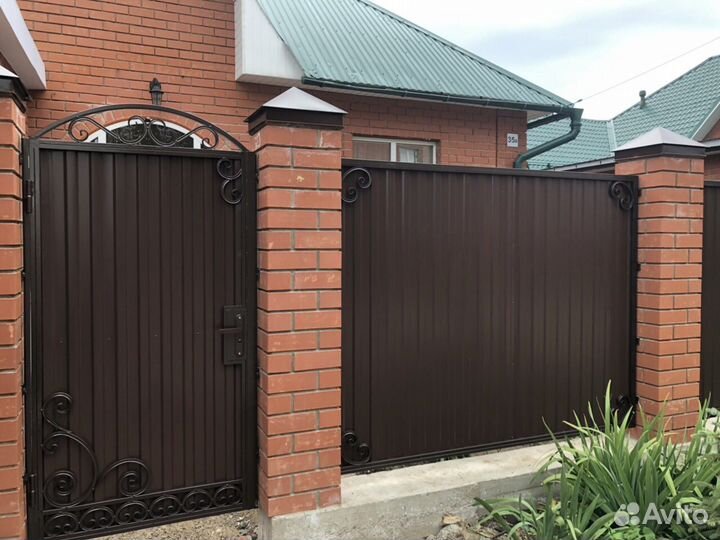 Металлические двери ворота