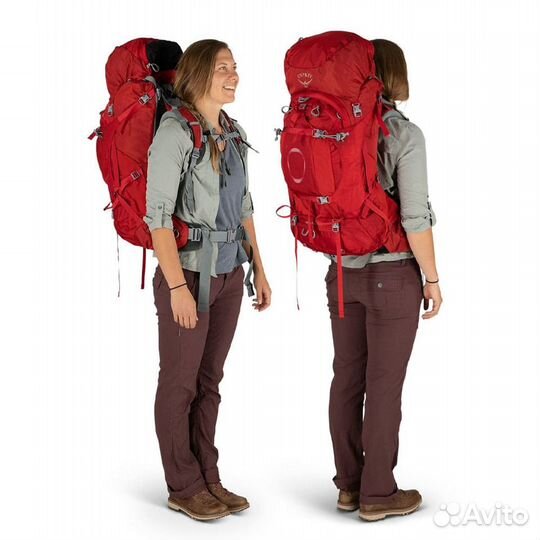 Рюкзак туристический Osprey Ariel Plus 60 Red