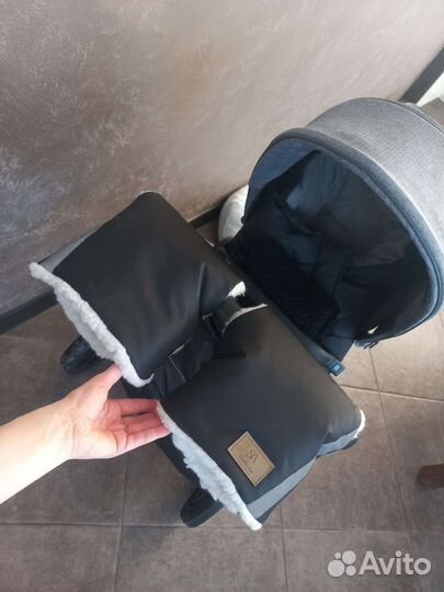 Муфты на коляску с овчиной