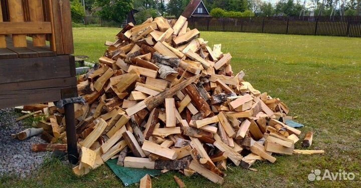Дрова Ольха от 1 куба с доставкой в Выборге любого