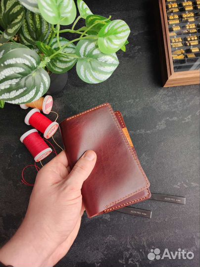 Обложка для паспорта из натуральной кожи