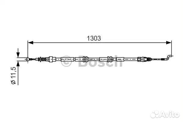Трос стояночного тормоза