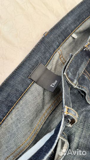 Dior Homme cummerbund jeans 2003