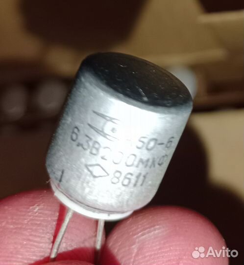 Конденсаторы К50-6 200мкф 6,3в, 30 штук