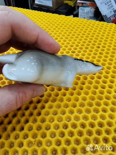 Фарфор фигурка барсук лфз