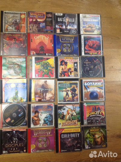 Диски с играми для компьютера