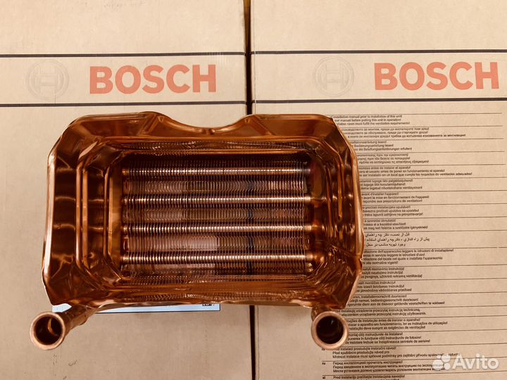 Радиатор (оригинальный) газ.колонки Bosch W-10,11