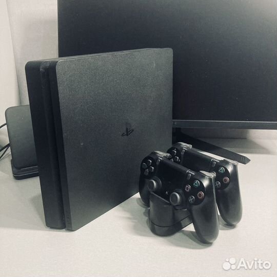 Sony PlayStation 4 Slim 1tb +2 игры