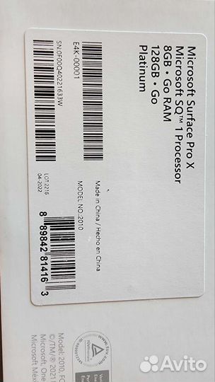 Microsoft surface pro x