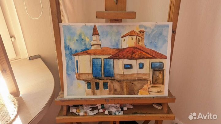 Картина / постер ручная работа / акварель