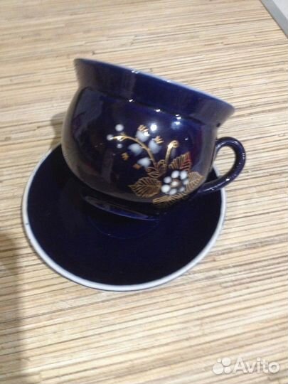 Синяя посуда