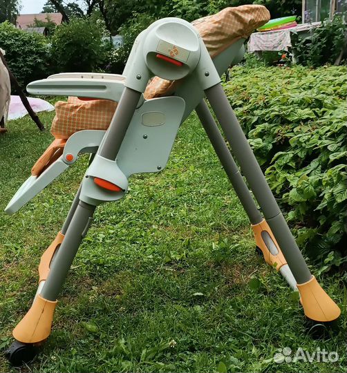 Стульчик для кормления chicco polly 2 в 1