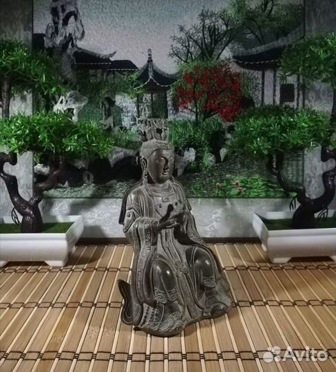 Редкая и старинная статуэтка Будды