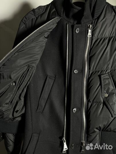 Пальто с накладным пуховиком Neil Barrett