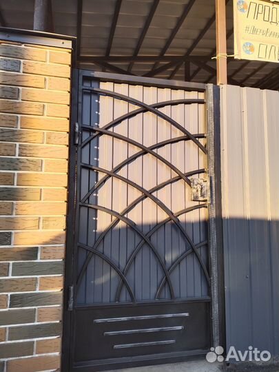 Ворота, калитка модель 38