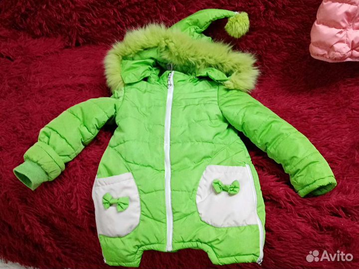 Зимняя куртка на девочку