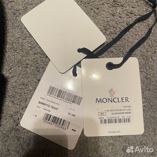 Шапка Moncler Megalogo оригинал