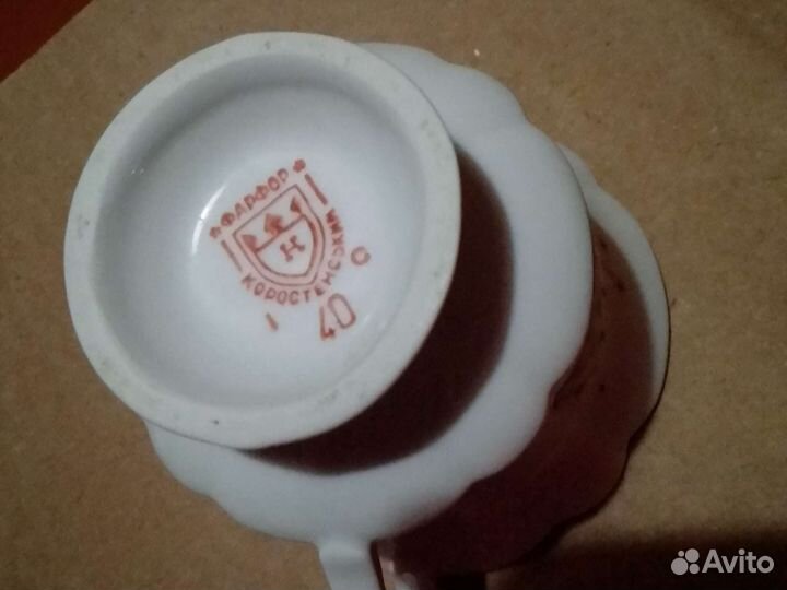 Чайный сервиз фарфор Коростень