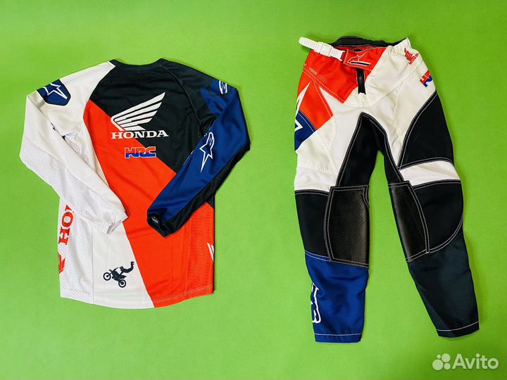 Костюм мотокросс детский honda квадроцикл