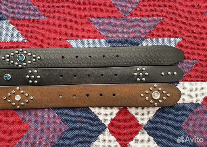 Ремень мужской RRL Ralph Lauren Double RL