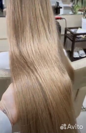 Волосы неокрашенные блонд