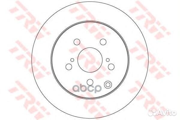 Тормозной диск DF6319 TRW