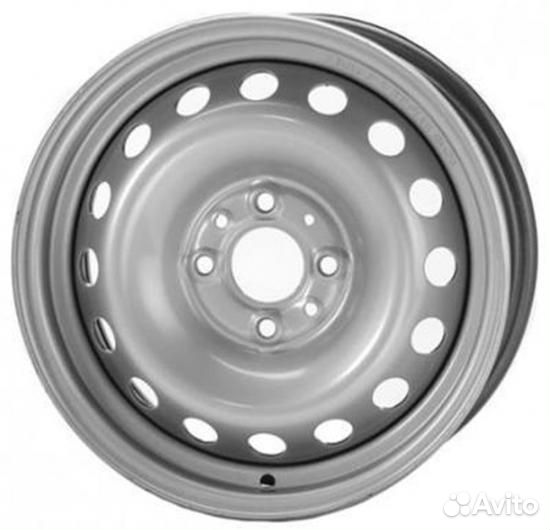 Trebl 64A50C 6x15 4x100 ET 50 Dia 60.1 (silver)