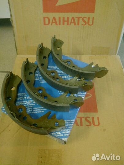 Колодки тормозные барабанные задние Daihatsu