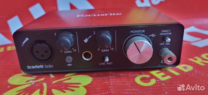 Звуковая карта focusrite scarlett solo