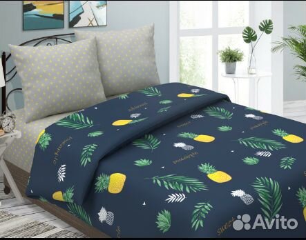 Постельное белье новое 1,5 хлопок 100