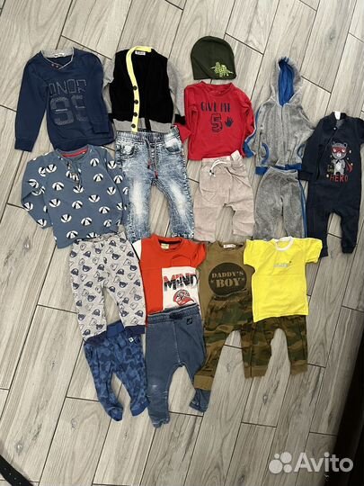 Детские вещи пакетом на мальчика 80 86