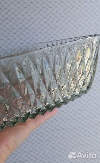 Вазы из стекла СССР для фруктов