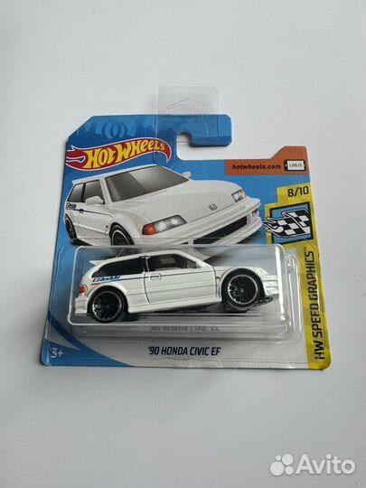 Hot wheels 90' Honda Civic EF / Speed graphics