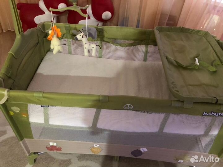 Детская кроватка манеж складная