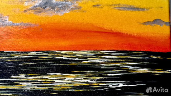 Авторская картина морского пейзажа