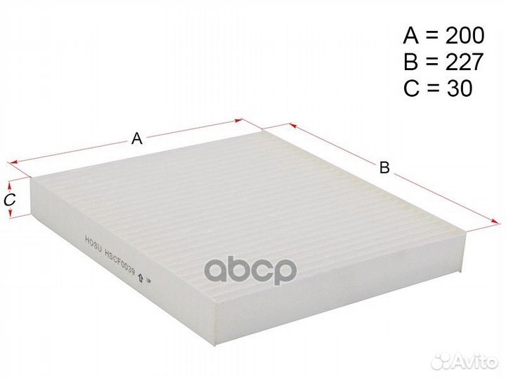 Фильтр салона nissan patrol 10/AD/wigroad Y11