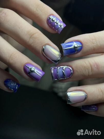 Наращивание ногтей с выездом на дом