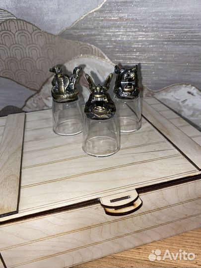 Подарочный набор рюмки-перевёртыши