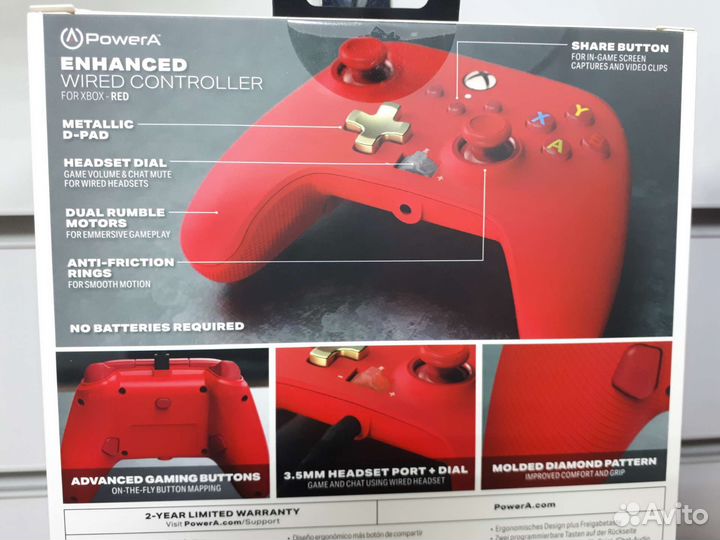 Геймпад xbox series/пк проводной