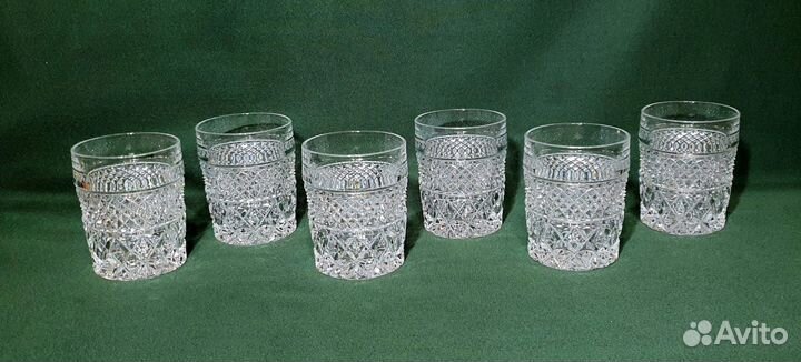 Стаканы для виски. Хрусталь, Чехословакия