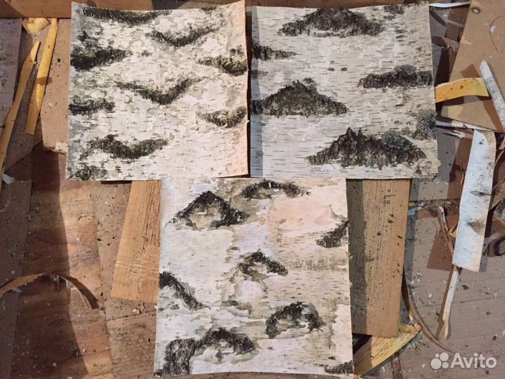 Береста листовая для поделок и отделки