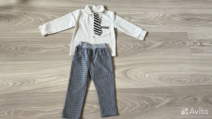Детский вещи пакетом на мальчика бу 86-92р