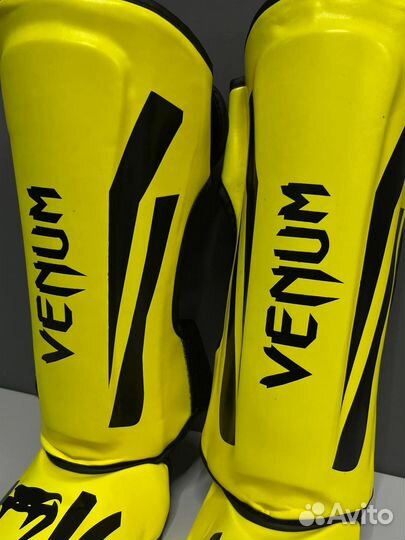 Защита ног Venum Elite yellow