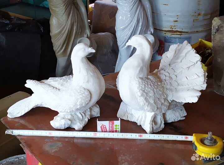 Голубь из мрамора 1шт