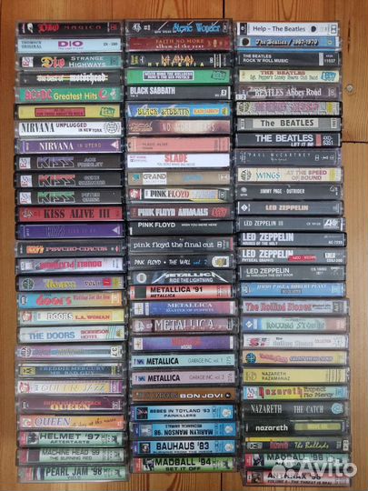 Аудиокассеты рок металл